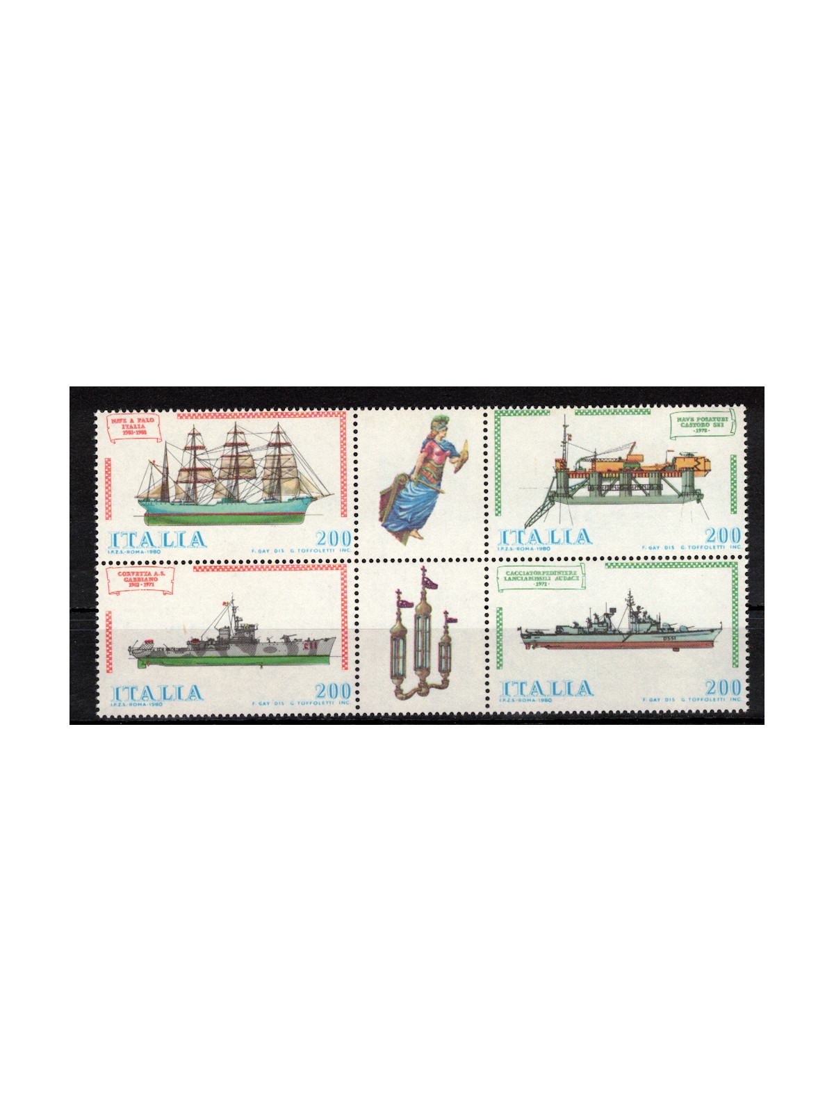 ITALY 1980 Ships 4v MNH**