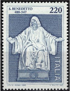 ITALIA 1980 San Benedetto da Norcia MNH**