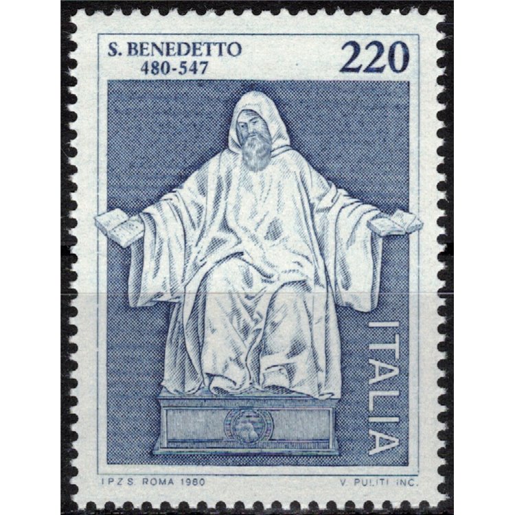 ITALIA 1980 San Benedetto da Norcia MNH**