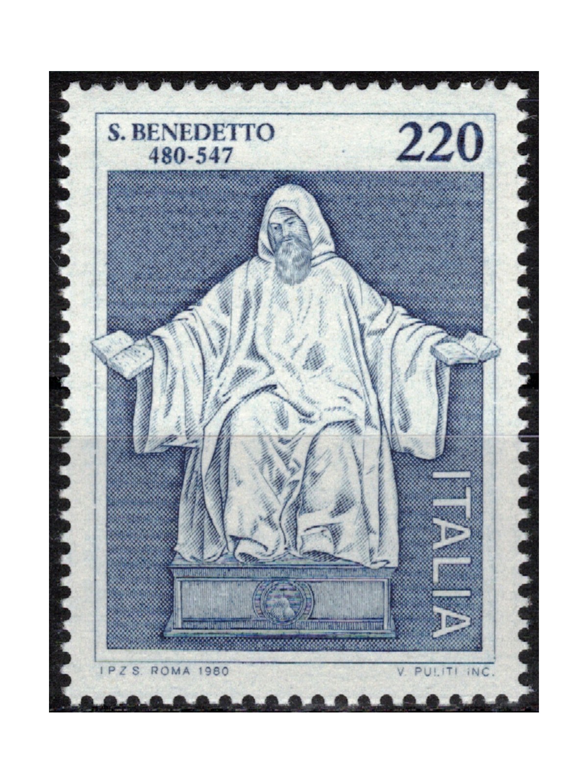 ITALIA 1980 San Benedetto da Norcia MNH**