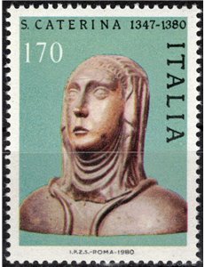 ITALIA 1980 Santa Caterina da Siena MNH**