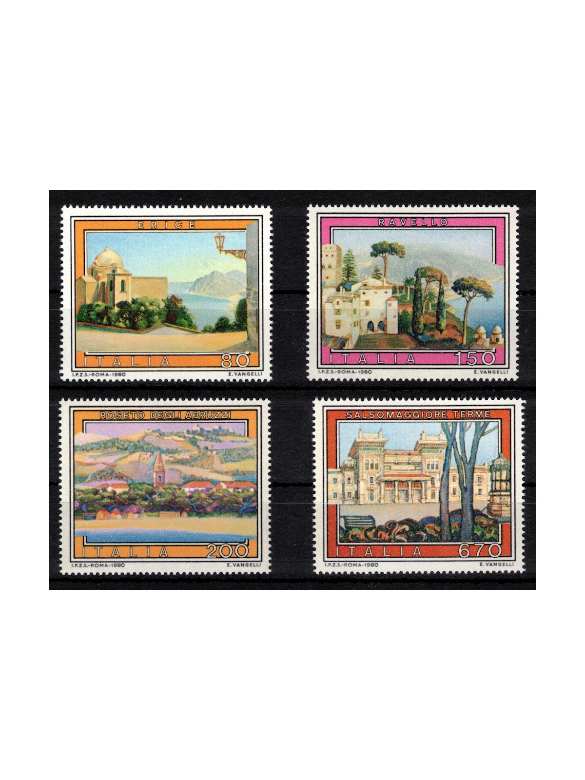 ITALY 1980 Tourism 4v MNH**