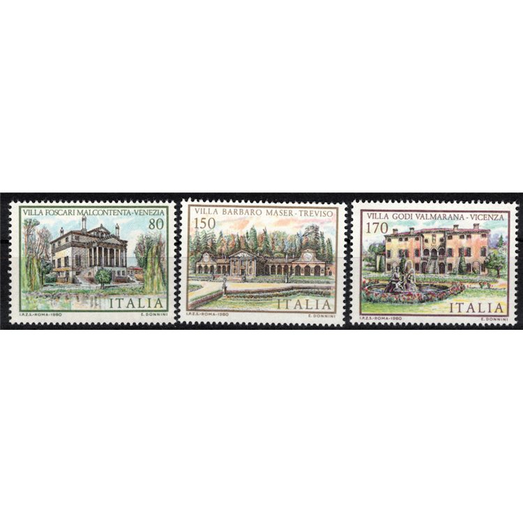 ITALY 1980 Ville 3v MNH**
