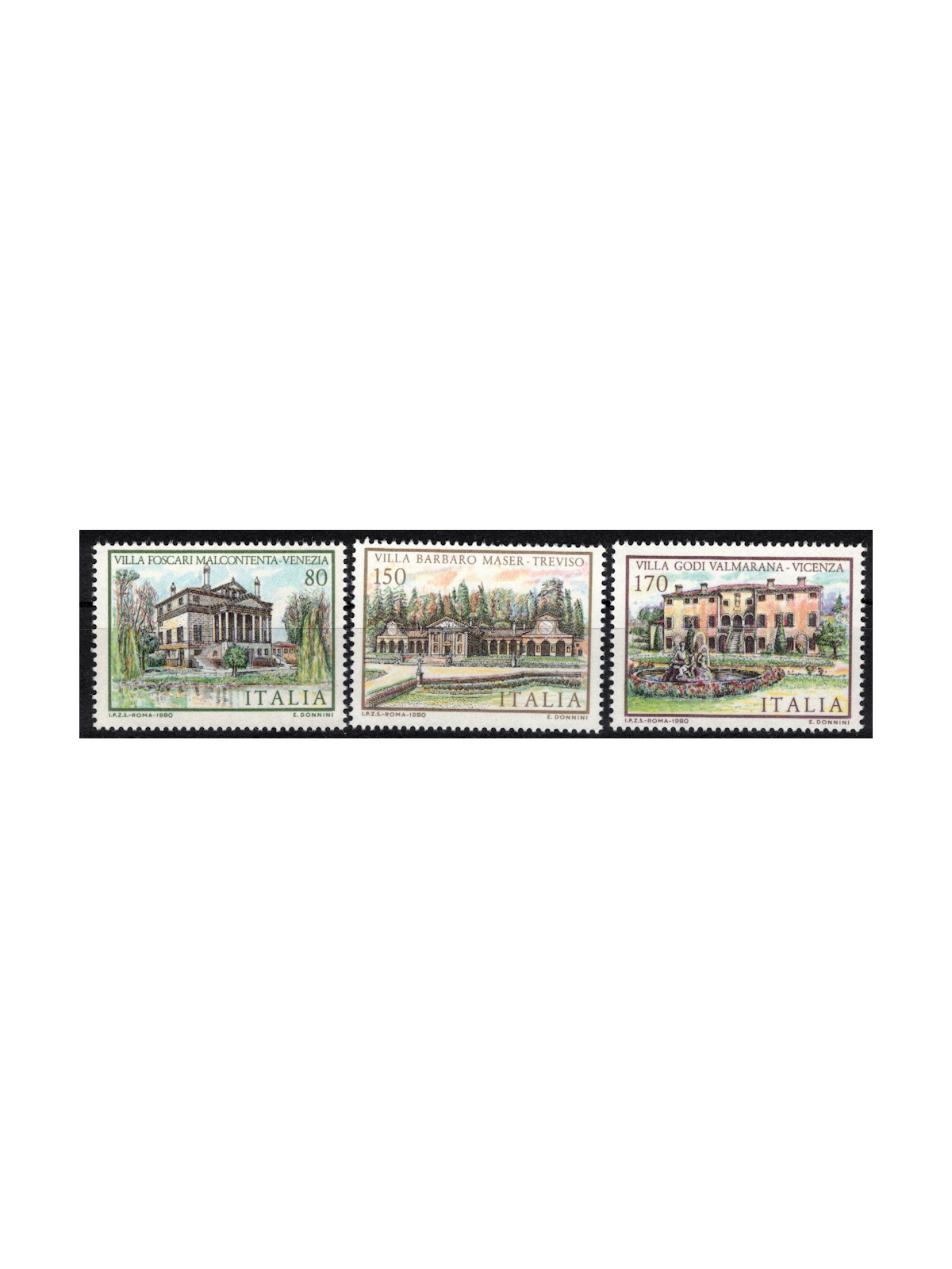 ITALY 1980 Ville 3v MNH**