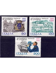ITALY 1981 Naval Academy 3v MNH**