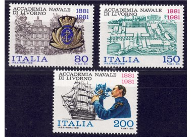 ITALY 1981 Naval Academy 3v MNH**