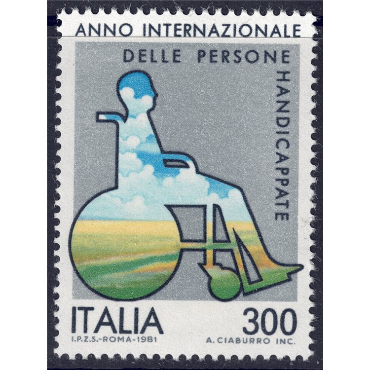ITALIA 1981 Anno degli handicappati MNH**