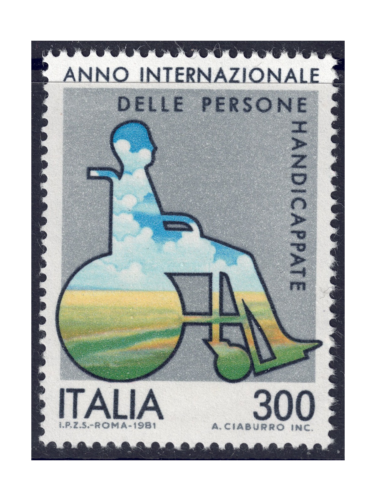 ITALIA 1981 Anno degli handicappati MNH**
