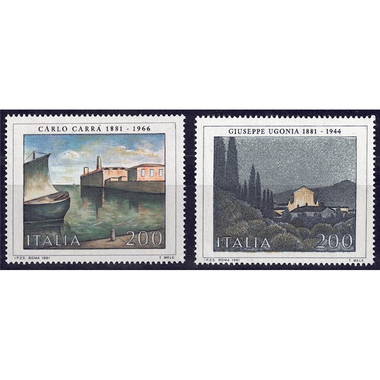 ITALIA 1981 Arte 2v MNH**