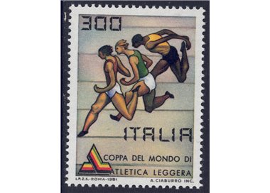 ITALIA 1981 Atletica leggera MNH**