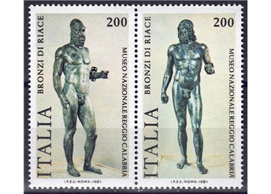 ITALY 1981 Riace Bronzes 2v MNH**