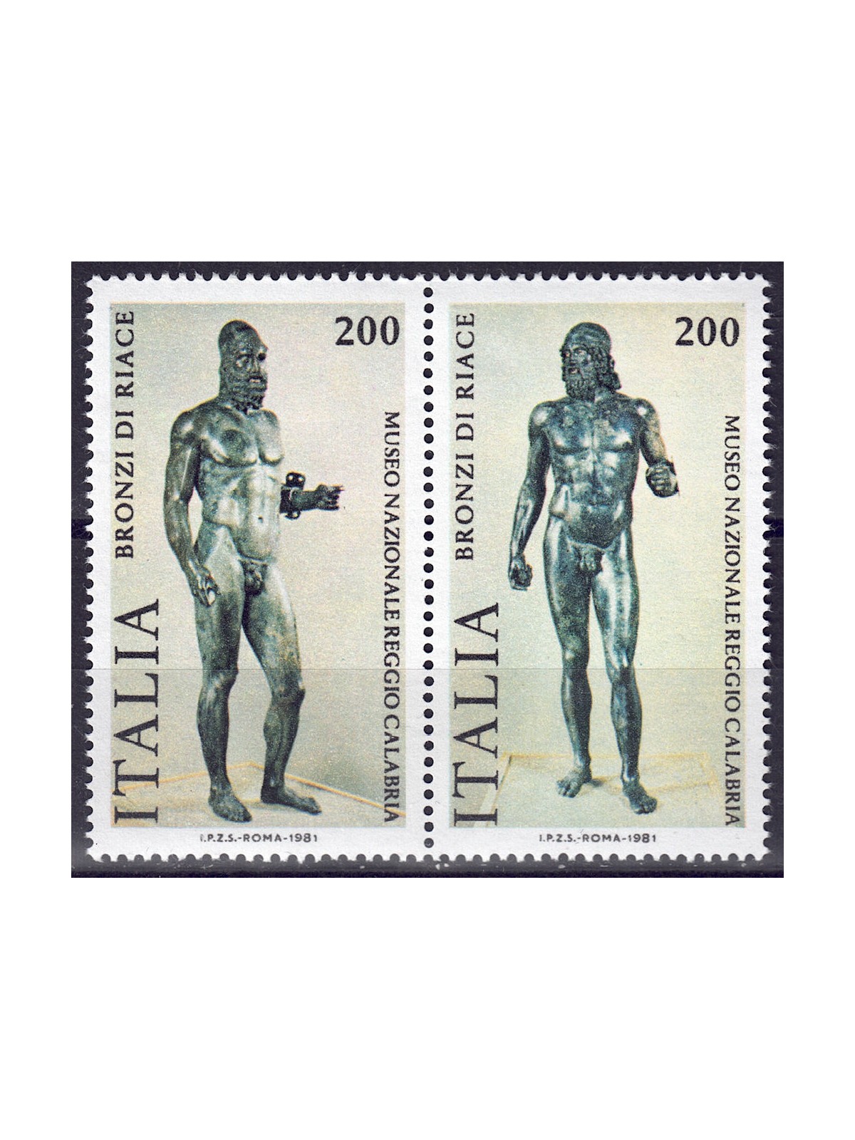 ITALY 1981 Riace Bronzes 2v MNH**