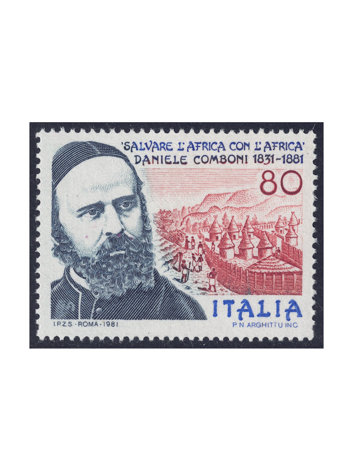 ITALY 1981 Daniele Comboni MNH**