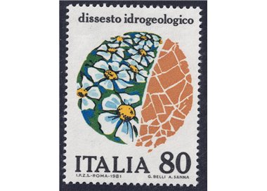 ITALY 1981 Hydrogeological instability MNH**