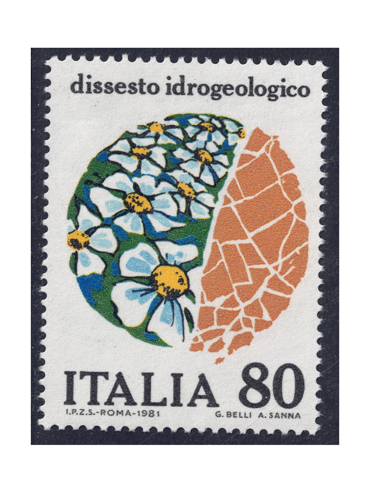 ITALY 1981 Hydrogeological instability MNH**