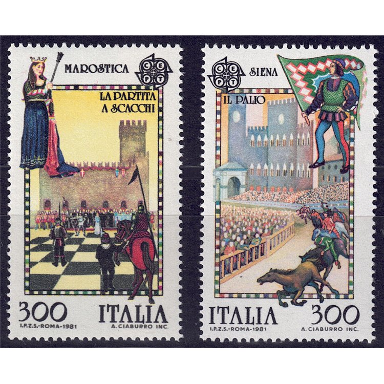 ITALY 1981 Europe 2v MNH**