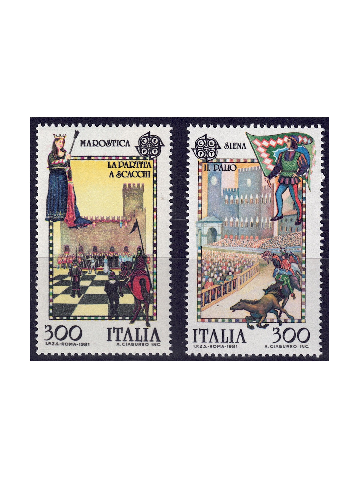 ITALY 1981 Europe 2v MNH**