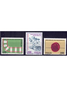 ITALY 1981 Stamp Day 3v MNH**