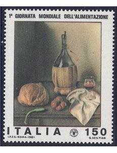 ITALIA 1981 Giornata dell'alimentazione MNH**