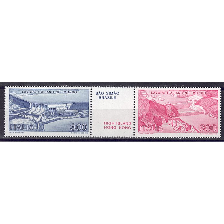 ITALY 1981 Work 2v MNH**