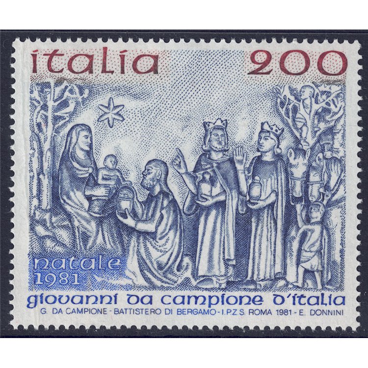 ITALY 1981 Christmas MNH**