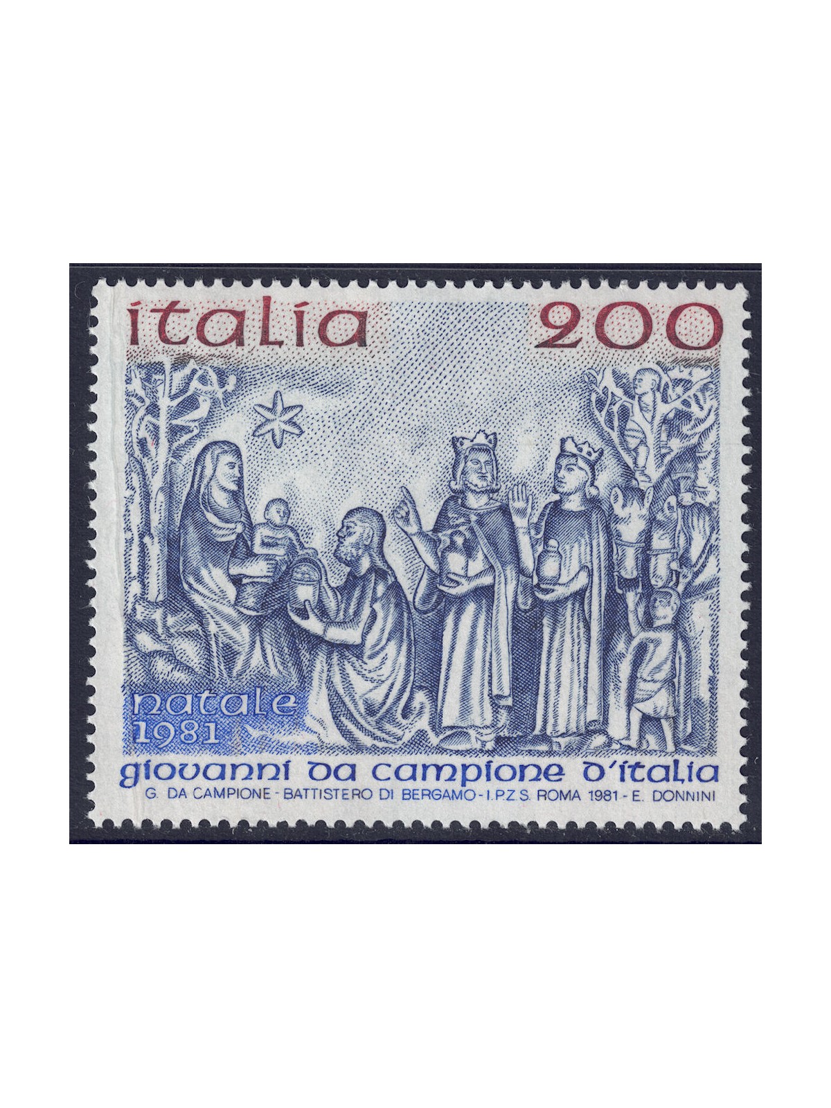 ITALY 1981 Christmas MNH**