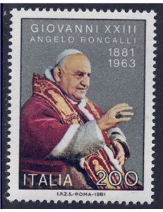 ITALY 1981 Pope John XXIII MNH**