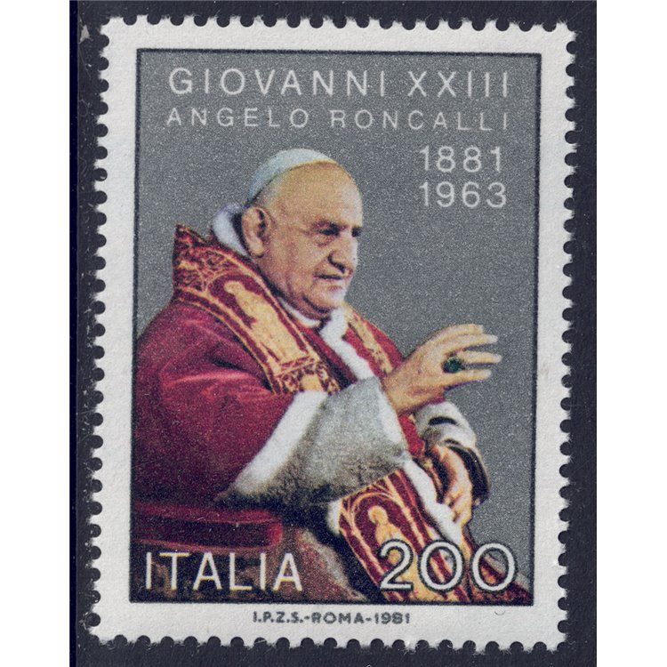 ITALIA 1981 Papa Giovanni XXIII MNH**