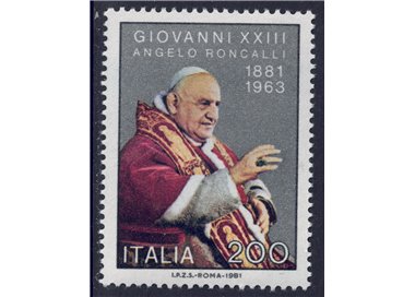 ITALIA 1981 Papa Giovanni XXIII MNH**