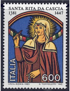 ITALY 1981 Saint Rita of Cascia MNH**