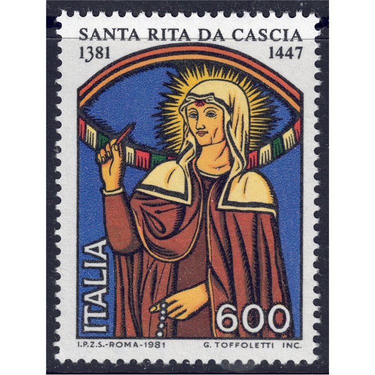 ITALY 1981 Saint Rita of Cascia MNH**