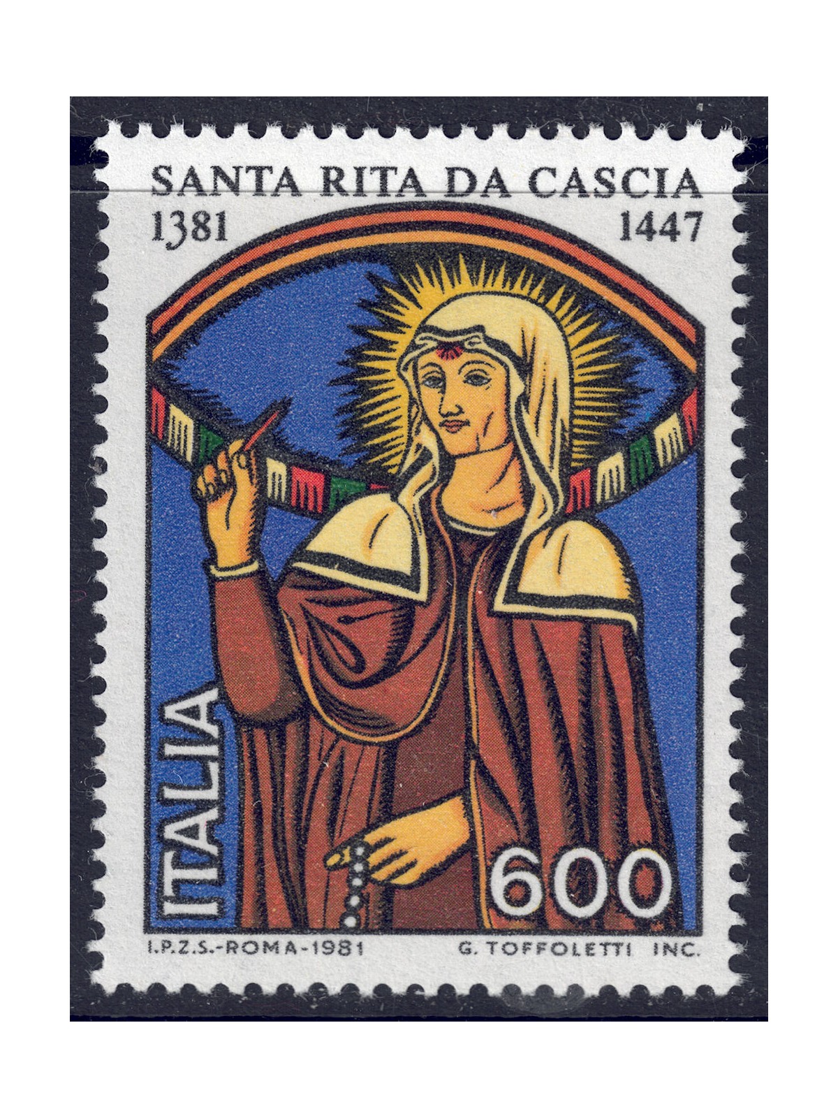 ITALY 1981 Saint Rita of Cascia MNH**