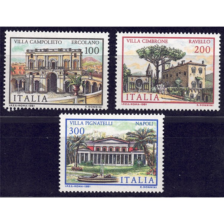 ITALIA 1981 Ville 3v MNH**