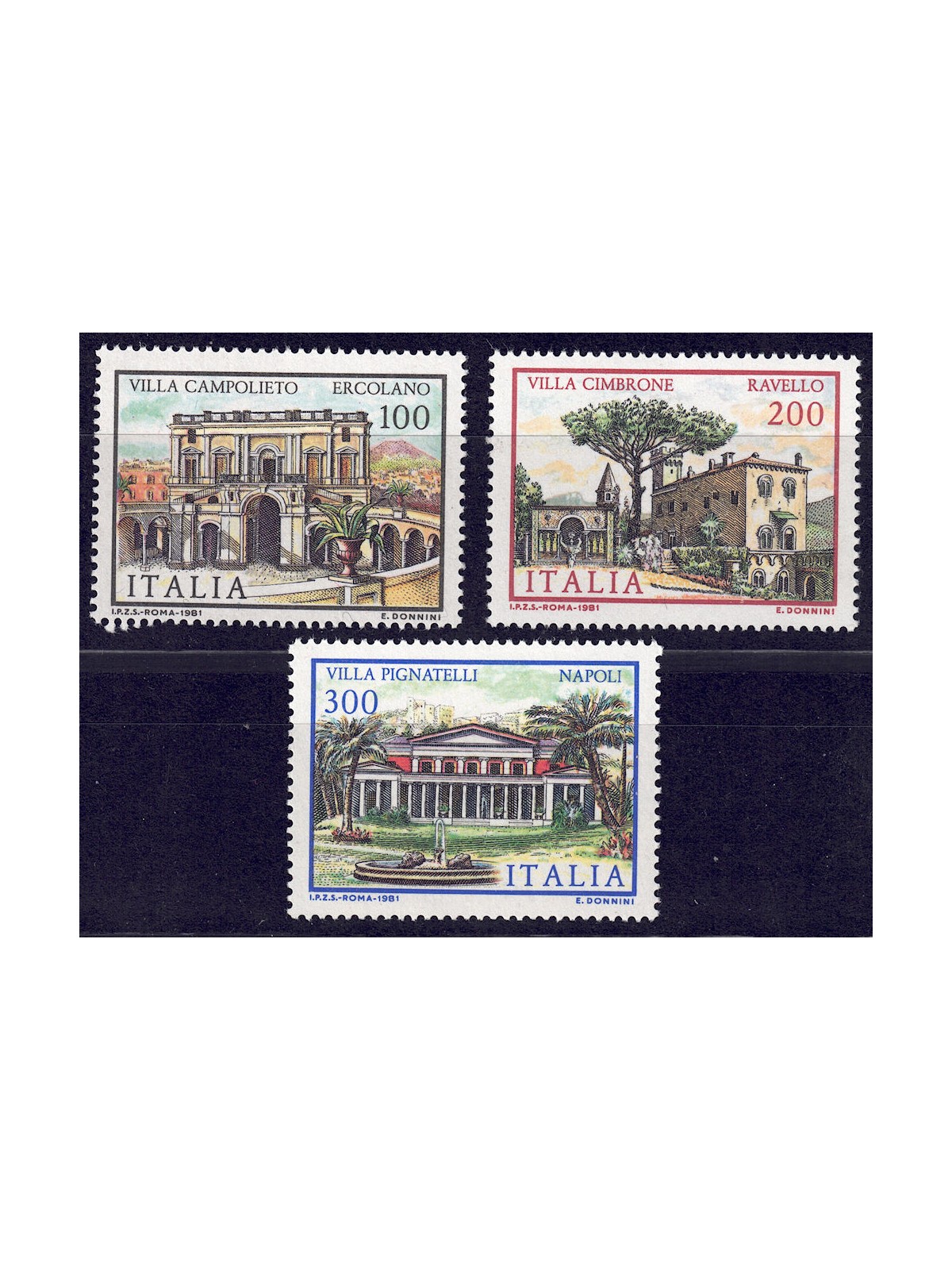 ITALIA 1981 Ville 3v MNH**