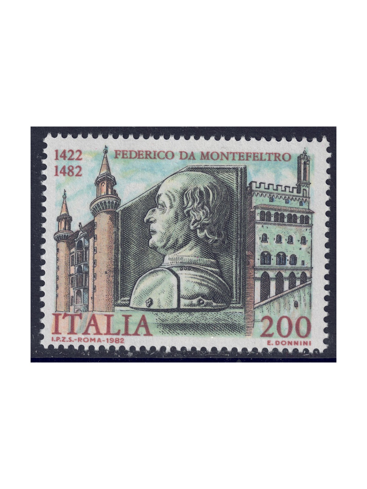 ITALIA 1982 Federico da Montefeltro MNH**