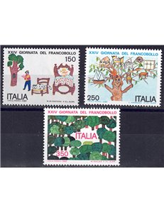 ITALY 1982 Stamp Day 3v MNH**