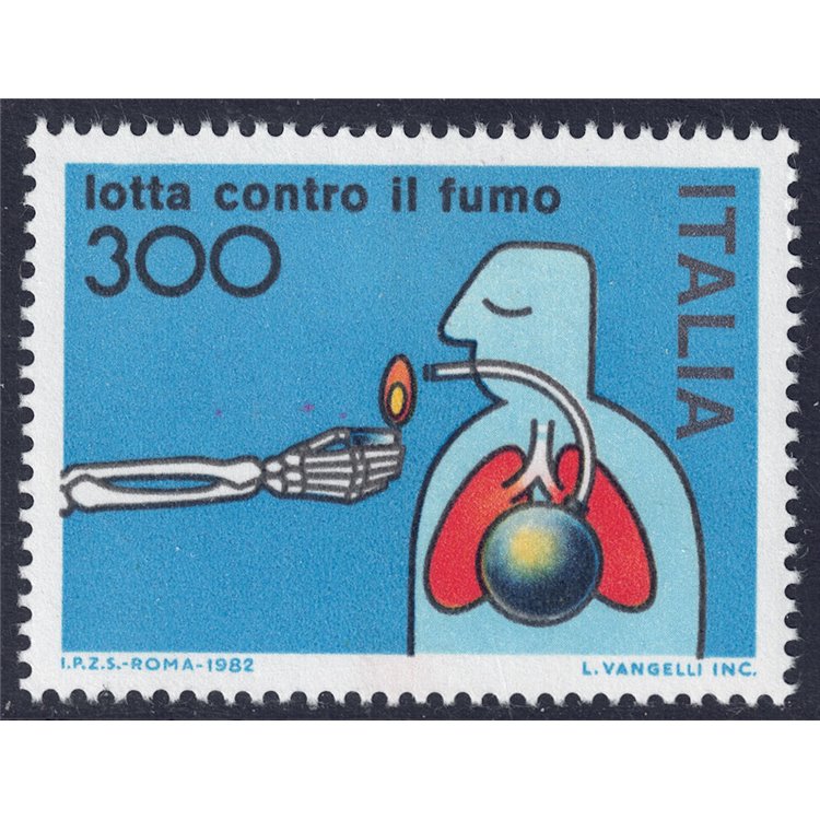 ITALY 1982 Fight against smoking MNH**
