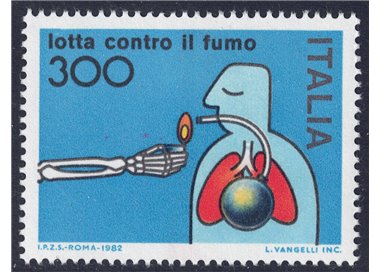 ITALY 1982 Fight against smoking MNH**