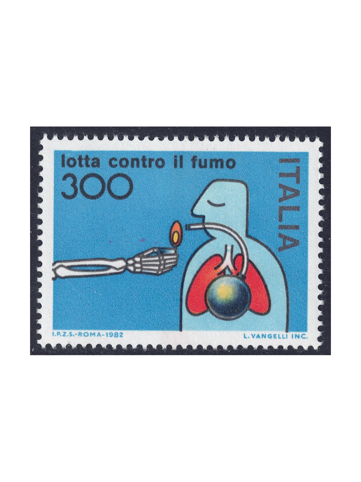ITALY 1982 Fight against smoking MNH**