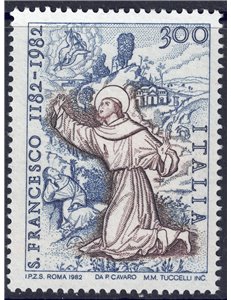 ITALY 1982 St. Francis of Assisi MNH**