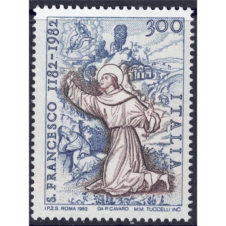ITALY 1982 St. Francis of Assisi MNH**