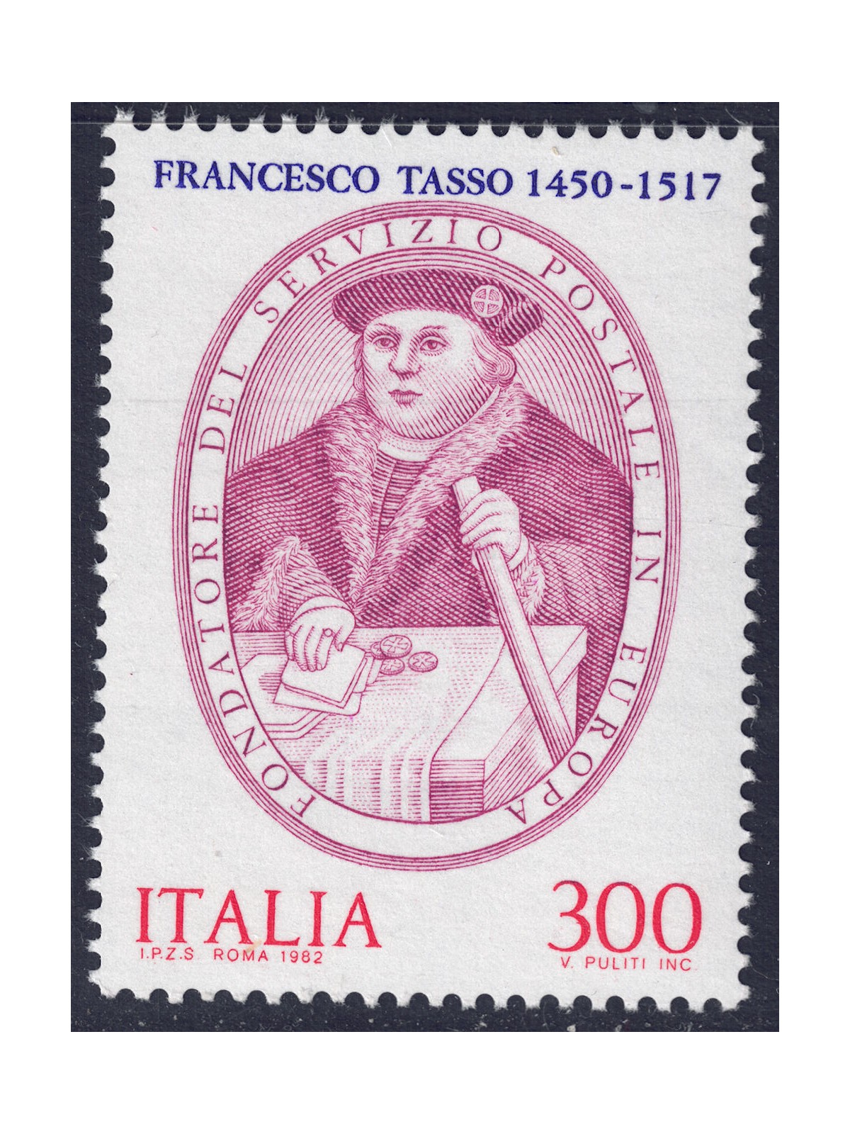 ITALIA 1982 Servizio postale, Tasso MNH**