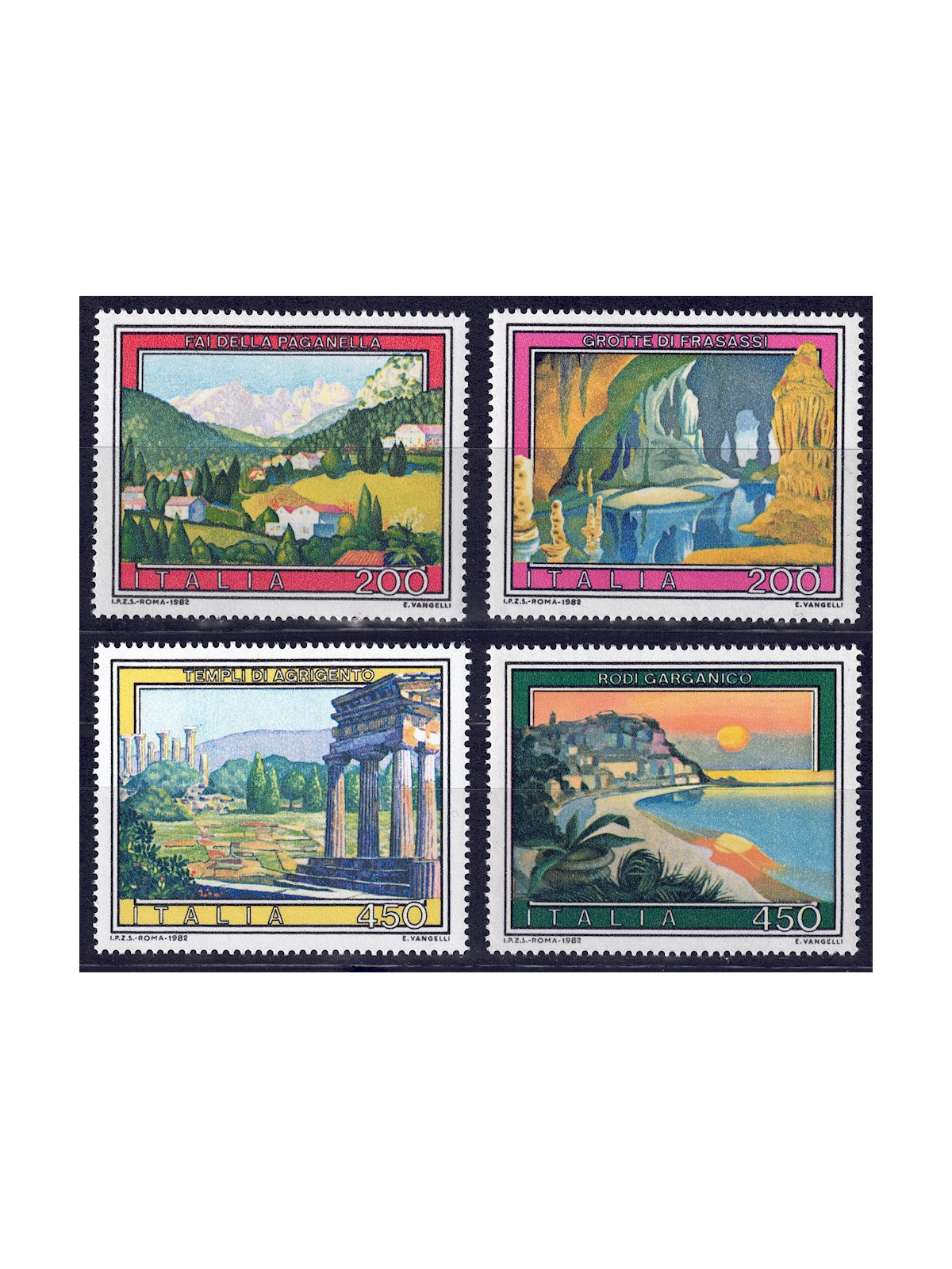 ITALY 1982 Tourism 4v MNH**