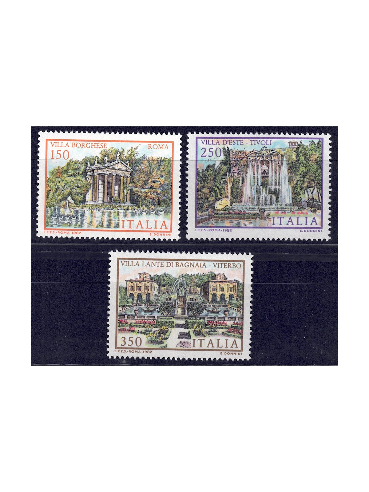ITALIA 1982 Ville 3v MNH**