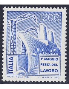 ITALIA 1983 Festa del lavoro MNH**