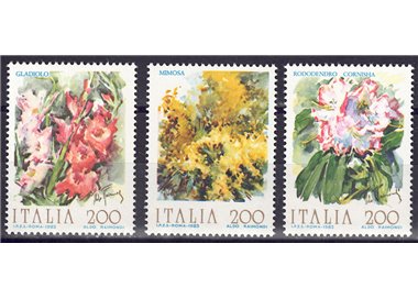 ITALY 1983 Flowers 3v MNH**