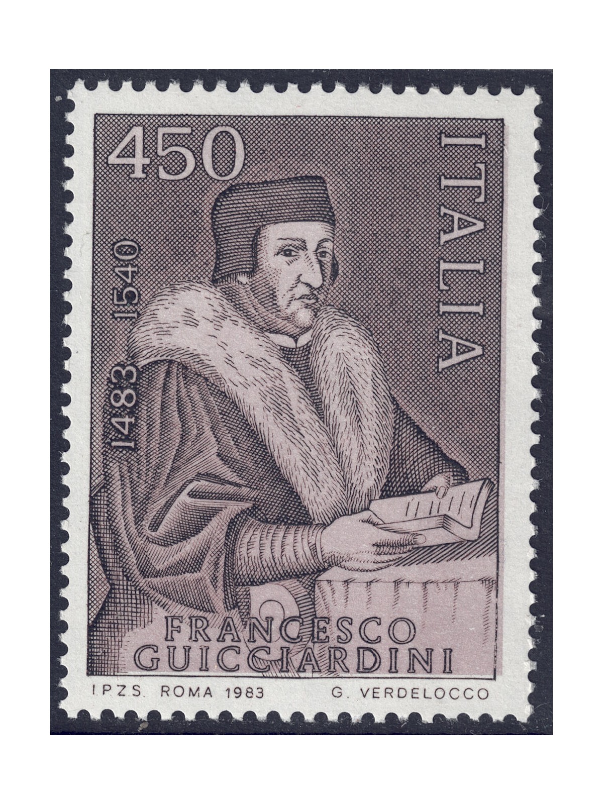 ITALY 1983 Francesco Guicciardini MNH**