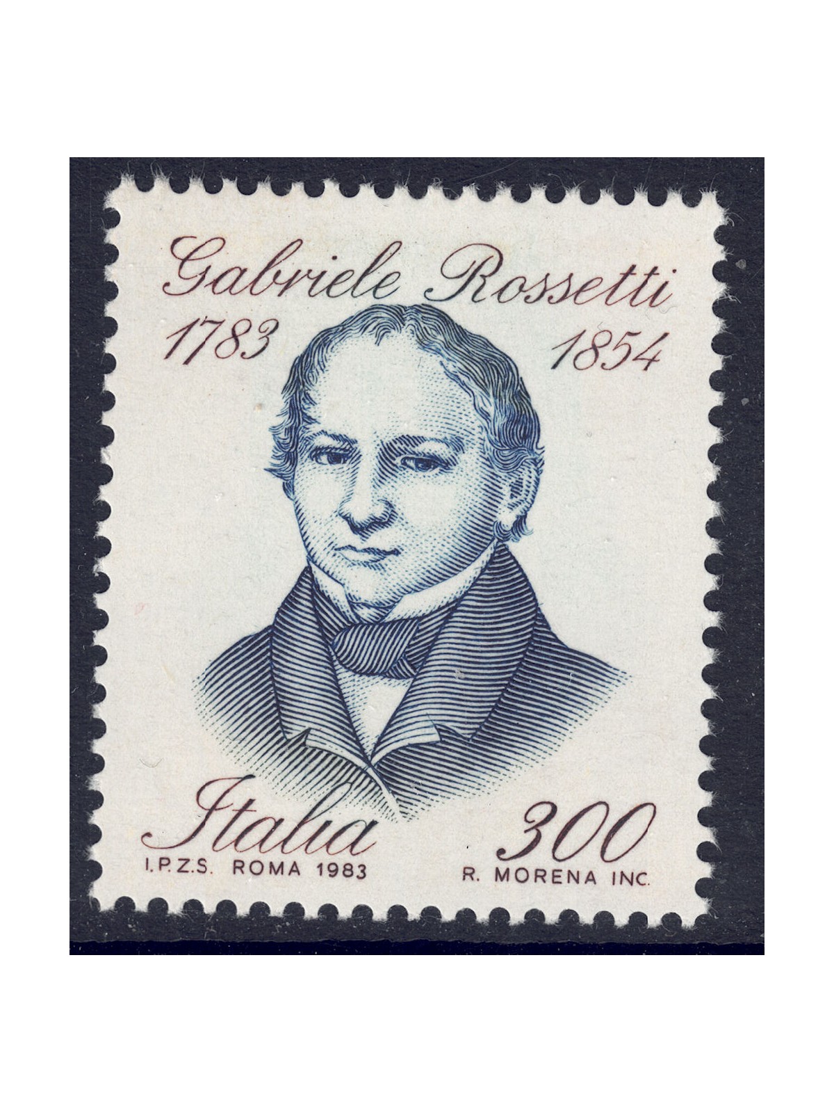 ITALIA 1983 Gabriele Rossetti MNH**