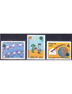 ITALIA 1983 Giornata del francobollo 3v MNH**