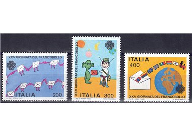 ITALY 1983 Stamp Day 3v MNH**